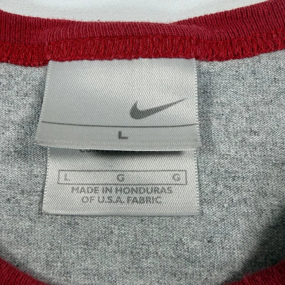 Nike NCAA 2005 Outdoor Track Field Championships Sacramento CA Ringer Tee L